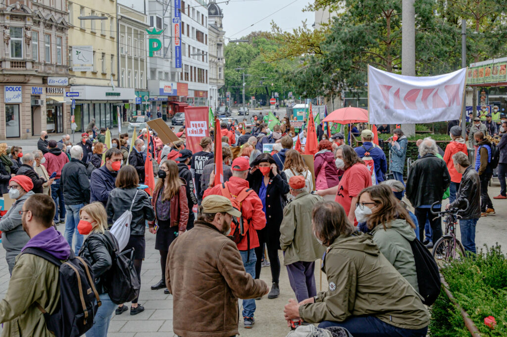 Alternativer 1. Mai - Mayday Linz 2021 (Foto Scheinost)