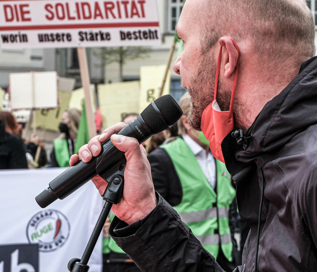 Alternativer 1. Mai - Mayday Linz 2021 (Foto Scheinost)