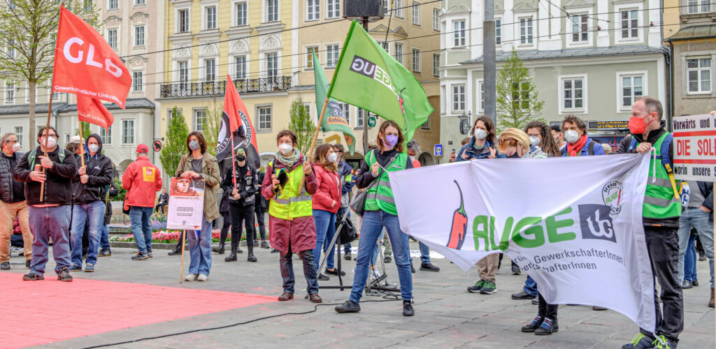 Alternativer 1. Mai - Mayday Linz 2021 (Foto Scheinost)