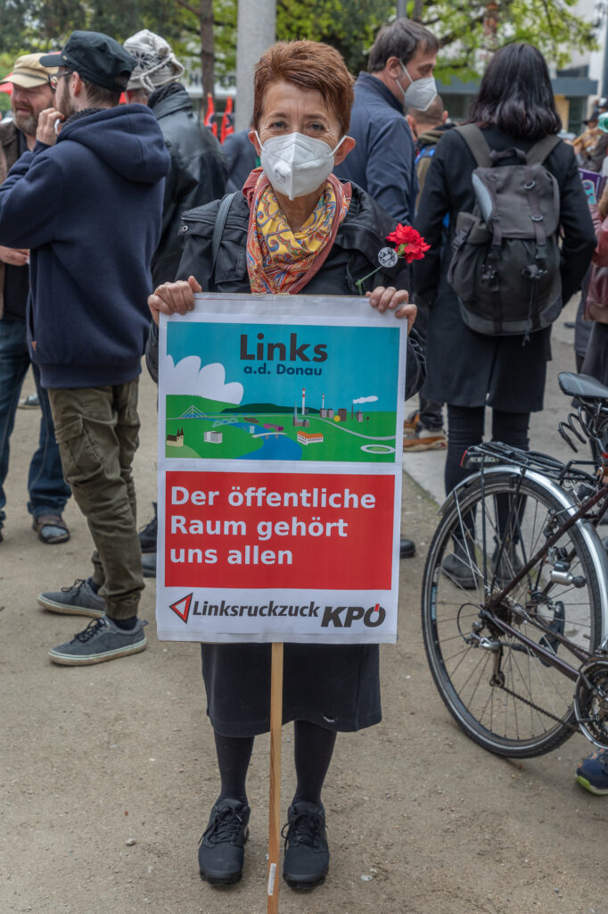 Alternativer 1. Mai - Mayday Linz 2021 (Foto Spiegl)