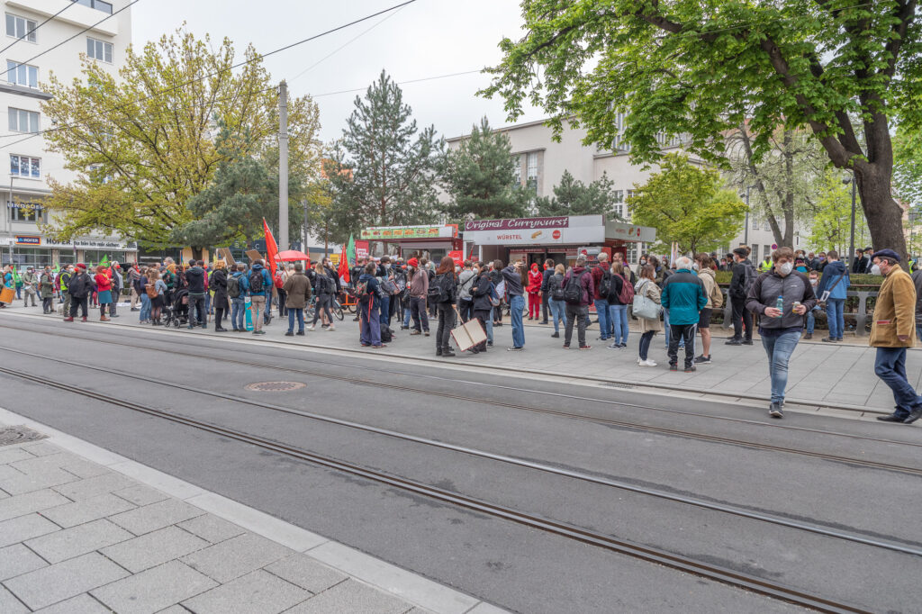 Alternativer 1. Mai - Mayday Linz 2021 (Foto Spiegl)