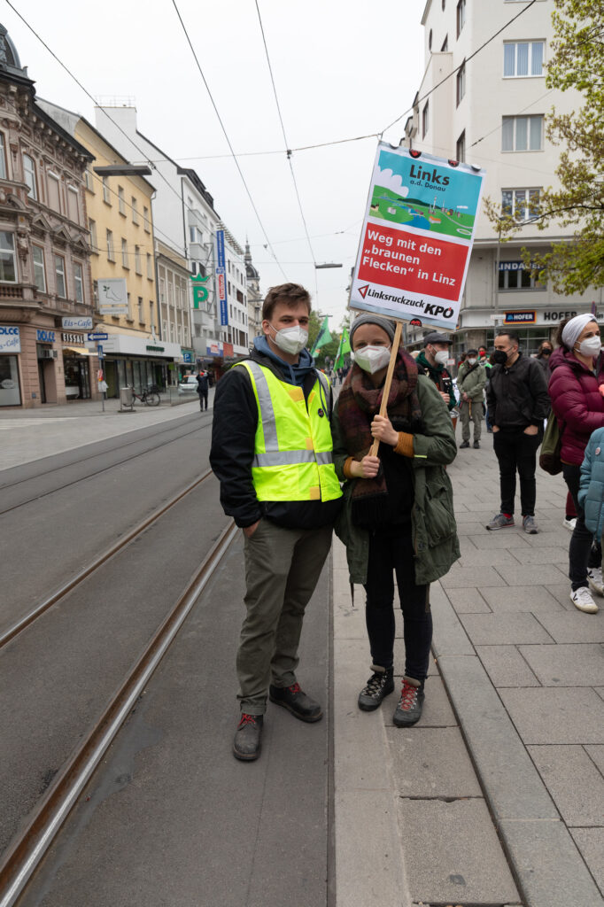 Alternativer 1. Mai - Mayday Linz 2021 (Foto Spiegl)