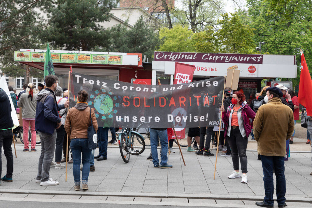 Alternativer 1. Mai - Mayday Linz 2021 (Foto Spiegl)