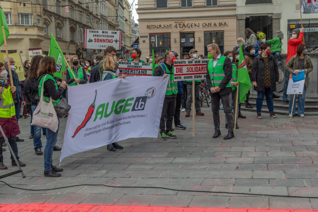 Alternativer 1. Mai - Mayday Linz 2021 (Foto Spiegl)