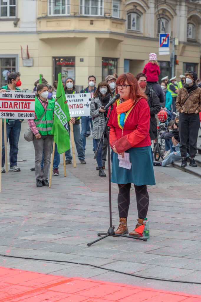 Alternativer 1. Mai - Mayday Linz 2021 (Foto Spiegl)