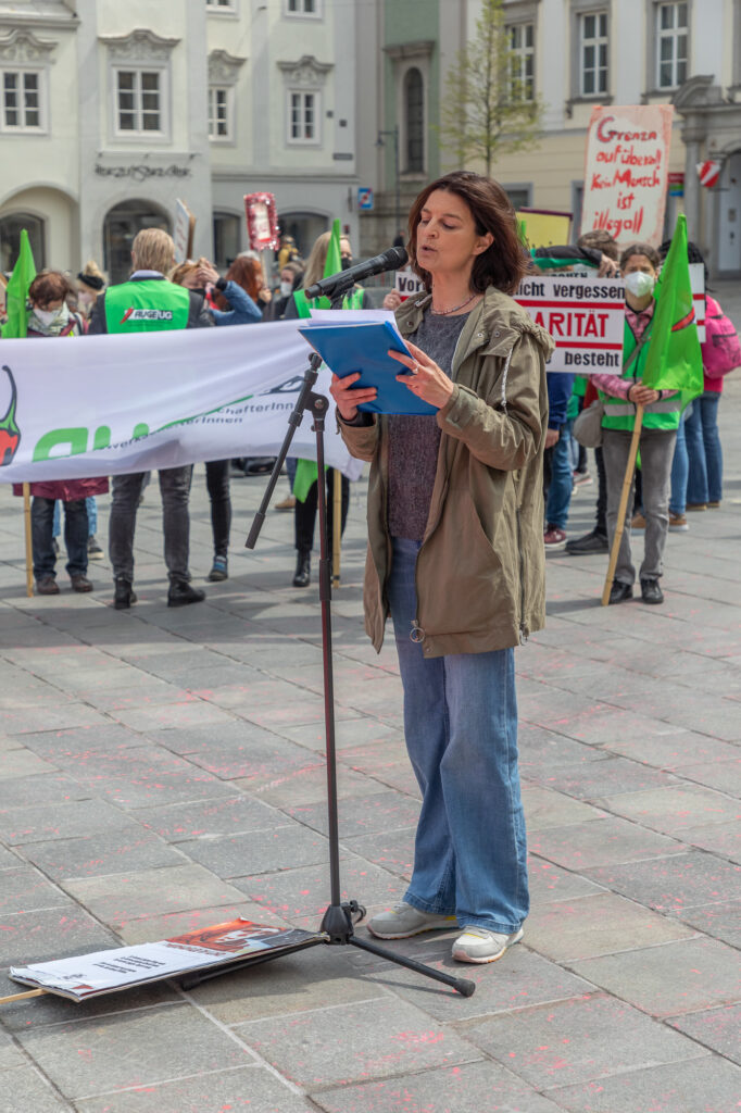 Alternativer 1. Mai - Mayday Linz 2021 (Foto Spiegl)