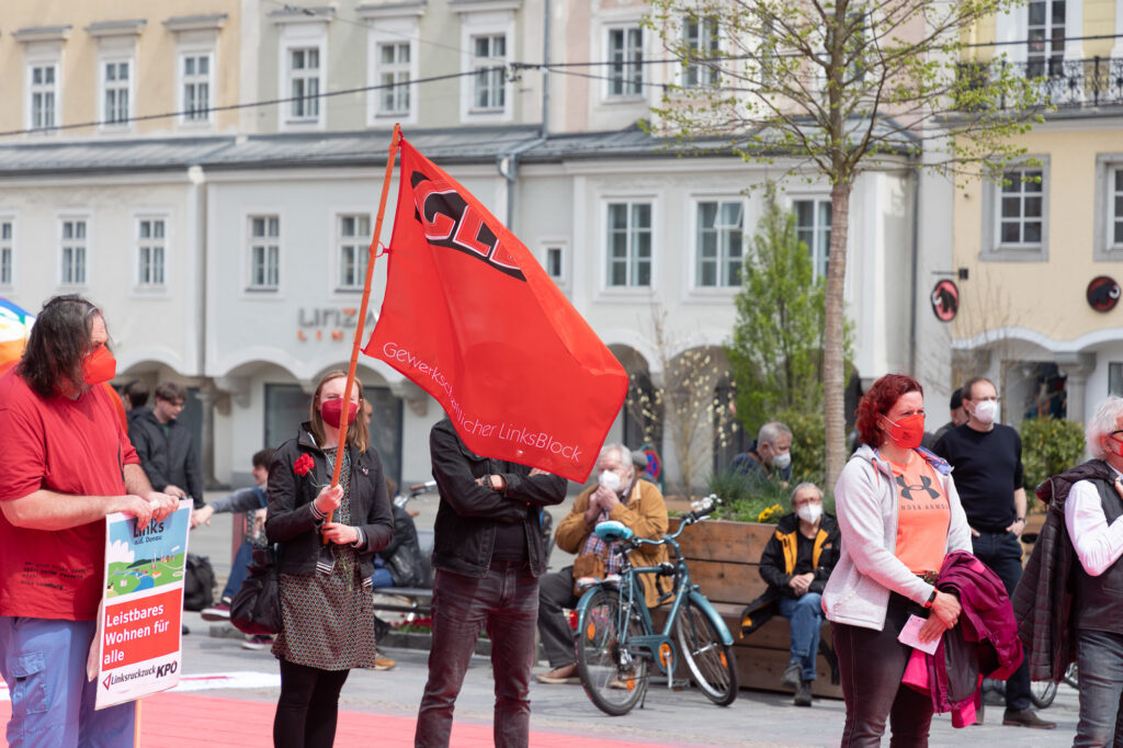 Alternativer 1. Mai - Mayday Linz 2021 (Foto Spiegl)