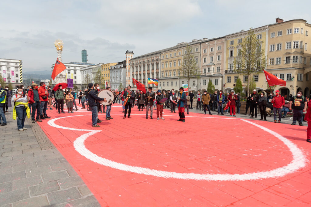 Alternativer 1. Mai - Mayday Linz 2021 (Foto Spiegl)