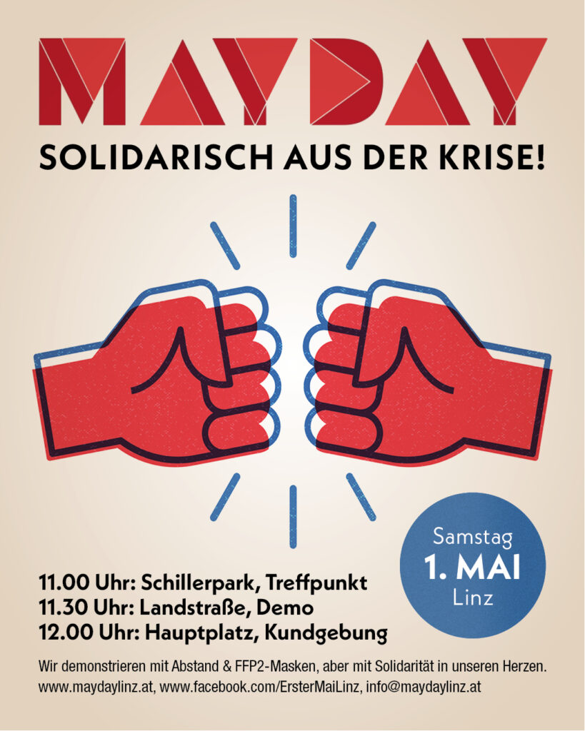 1. Mai 2021 Plakat/Flyer