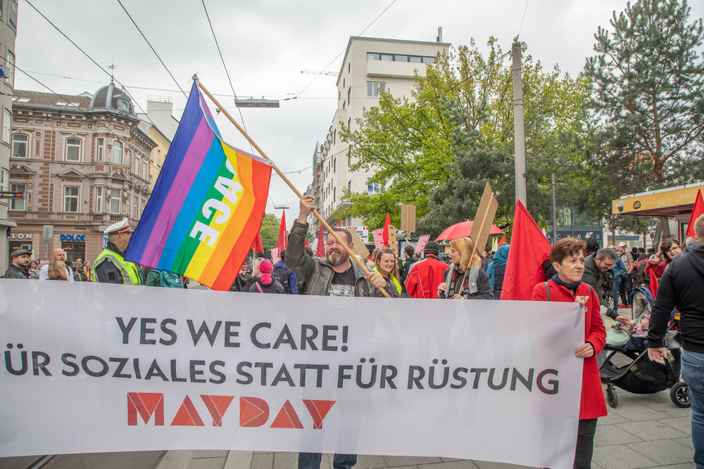 Alternativer 1. Mai - Mayday Linz 2022 (Foto Spiegl)